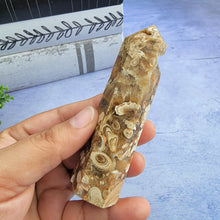 Load image into Gallery viewer, Amber Calcite Tower "A"
