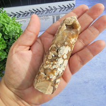 Load image into Gallery viewer, Amber Calcite Tower "A"