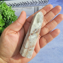 Load image into Gallery viewer, Crazy Lace Agate w/ Druzy Tower "G"