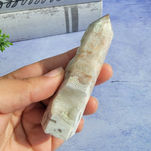 Load image into Gallery viewer, Crazy Lace Agate w/ Druzy Tower "N"