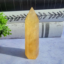 Load image into Gallery viewer, Honey Calcite Tower "N"