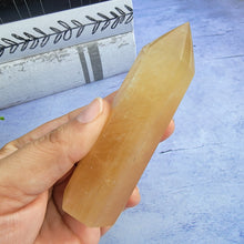 Load image into Gallery viewer, Honey Calcite Tower "M"