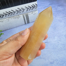 Load image into Gallery viewer, Honey Calcite Tower "M"