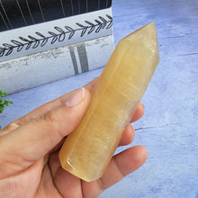 Load image into Gallery viewer, Honey Calcite Tower "M"