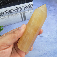 Load image into Gallery viewer, Honey Calcite Tower "M"