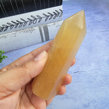 Load image into Gallery viewer, Honey Calcite Tower "M"
