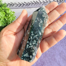 Load image into Gallery viewer, Moss Agate Tower "D"