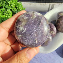 Load image into Gallery viewer, Lepidolite Palm Stones