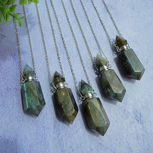 Crystal Vial Necklace