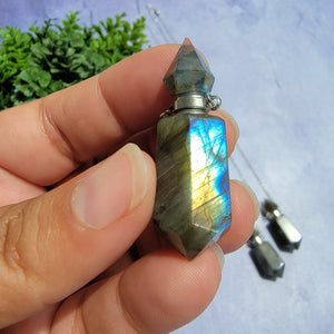 Crystal Vial Necklace