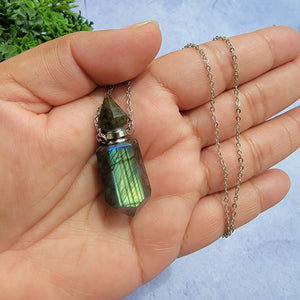 Crystal Vial Necklace