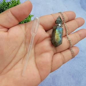 Crystal Vial Necklace