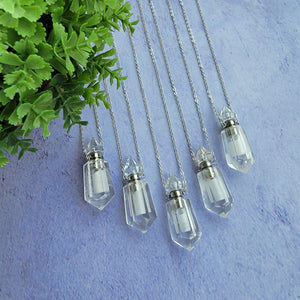 Crystal Vial Necklace