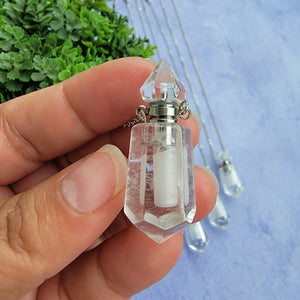 Crystal Vial Necklace