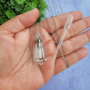 Crystal Vial Necklace