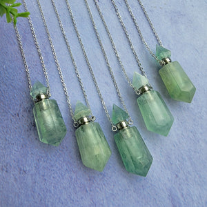 Crystal Vial Necklace