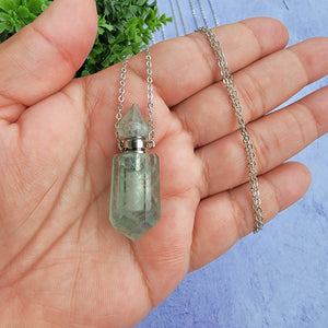 Crystal Vial Necklace