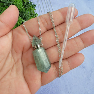 Crystal Vial Necklace