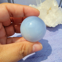 Load image into Gallery viewer, Blue Chalcedony Sphere &quot;F&quot;