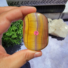 Load image into Gallery viewer, Yellow Fluorite Palm Stone &quot;E&quot;