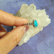 Load image into Gallery viewer, Turquoise Ring - Size 5 (ACG Ring Design)