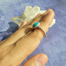 Load image into Gallery viewer, Turquoise Ring - Size 5 (ACG Ring Design)