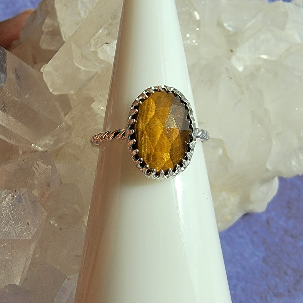 Tiger's Eye Ring - Size 5 (ACG Ring Design)