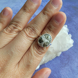 Ocean Jasper Ring - Size 5 (ACG Ring Design)