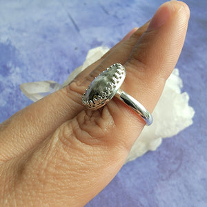 Ocean Jasper Ring - Size 5 (ACG Ring Design)