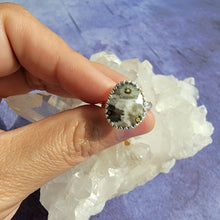 Load image into Gallery viewer, Ocean Jasper Ring - Size 5 (ACG Ring Design)