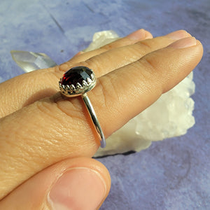 Garnet Ring - Size 7 (ACG Ring Design)