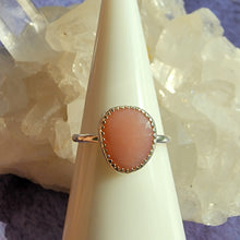 Load image into Gallery viewer, Pink Opal Ring - Size 8 (ACG Ring Design)