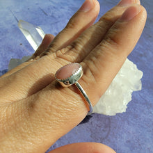 Load image into Gallery viewer, Pink Opal Ring - Size 8 (ACG Ring Design)