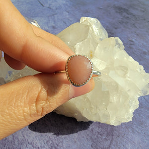 Pink Opal Ring - Size 8 (ACG Ring Design)