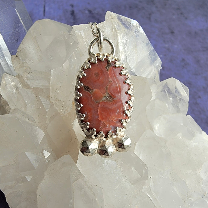 Ocean Jasper Pendant with Embellishments (ACG Pendant Design)