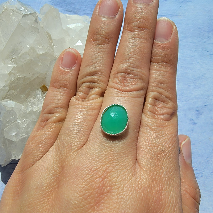 Customizable Green Chalcedony