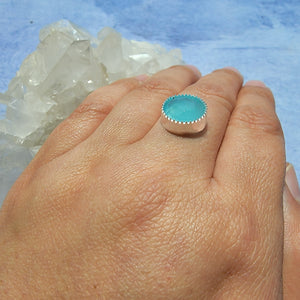 Customizable Aqua Chalcedony