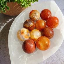 Load image into Gallery viewer, Fire Agate Mini Spheres