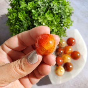 Fire Agate Mini Spheres