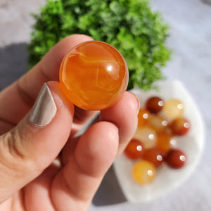 Carnelian Mini Spheres