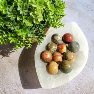 Cherry Creek Jasper Mini Spheres