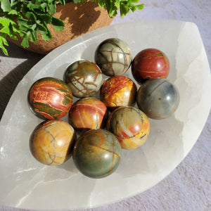 Cherry Creek Jasper Mini Spheres