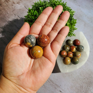 Cherry Creek Jasper Mini Spheres