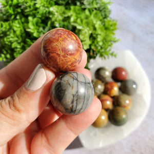 Cherry Creek Jasper Mini Spheres