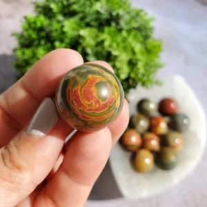 Cherry Creek Jasper Mini Spheres