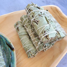 Load image into Gallery viewer, Eucalyptus &amp; Blue Sage Cleansing Wand