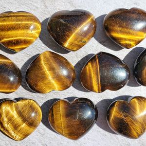 Tiger's Eye Hearts