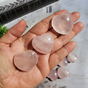 Rose Quartz Hearts