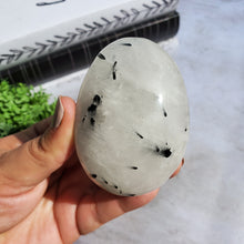 Load image into Gallery viewer, Tourmalinated Quartz Palm Stone &quot;B&quot;