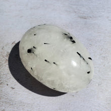 Load image into Gallery viewer, Tourmalinated Quartz Palm Stone &quot;B&quot;